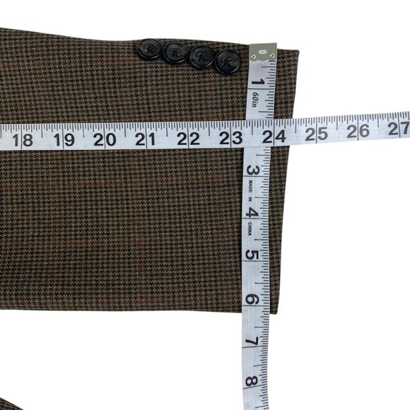 Pronto Uomo Mens Blazer | 40R | Houndstooth | Old Money Countryside Academia - Picture 9 of 11